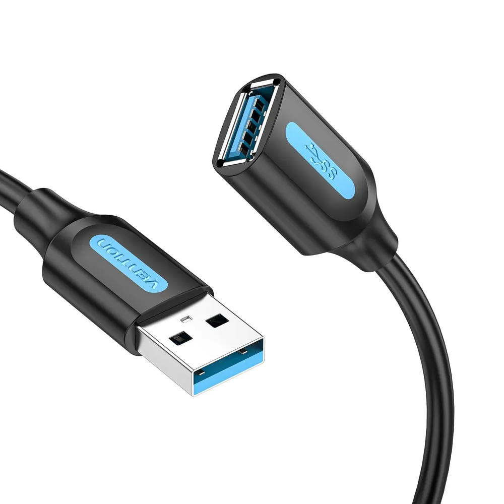Vention Ekstenzioni kabel (1m, USB 3.0 A (muški) na USB 3.0 A (ženski), crni) - Zagreb