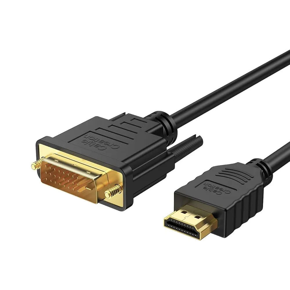Optimus DVI Konverter kabel (1m, DVI-D (24+1) Muški na HDMI Muški, crni) - Zagreb
