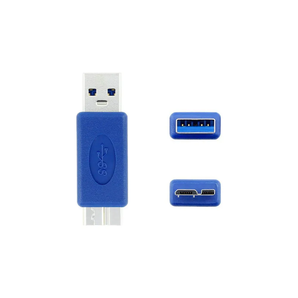 Optimus Adapter (USB 3.0 muški na Micro USB 3.0 muški, plavi) - Zagreb