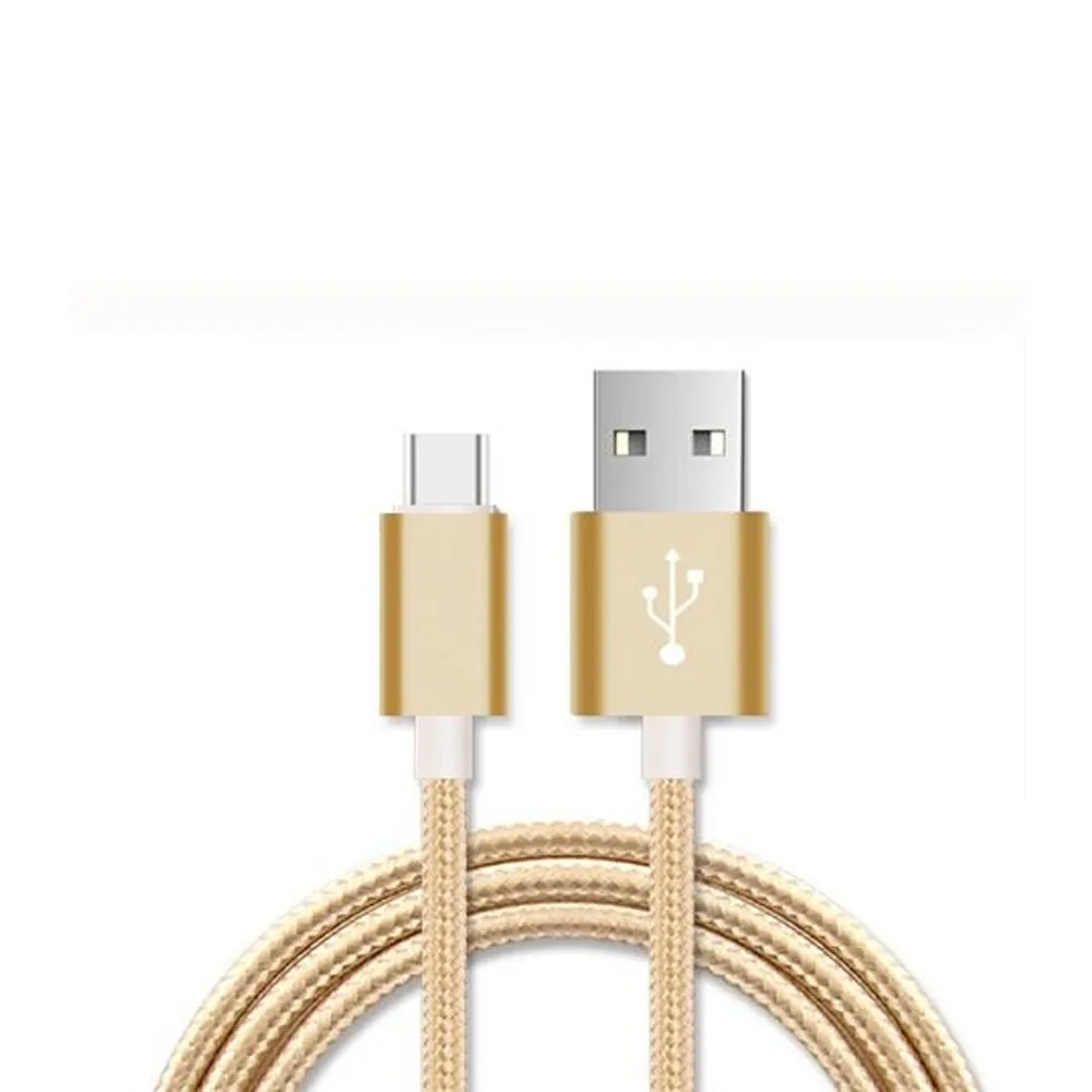 Optimus USB data kabel (1m, Micro USB na USB-A, pleteni/najlon, zlatni) - Zagreb