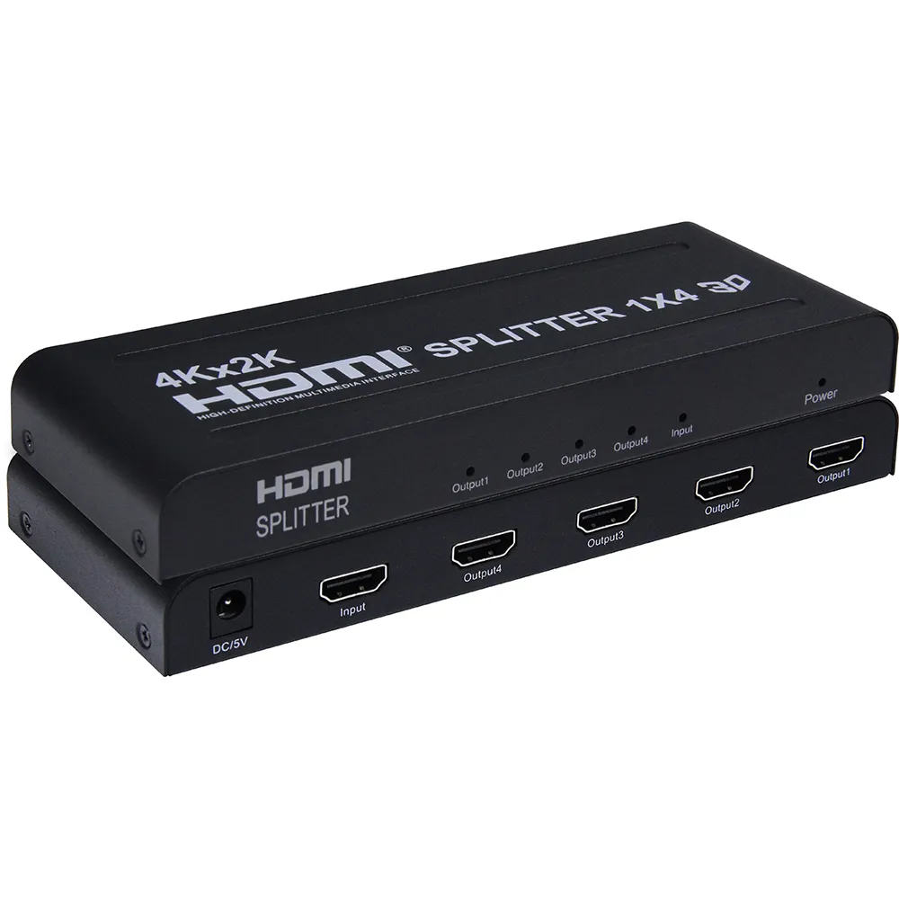 Optimus HDMI Razdjelnik (Splitter) (1 ulaz na 4 izlaza, 4K, 1.4v) - Zagreb