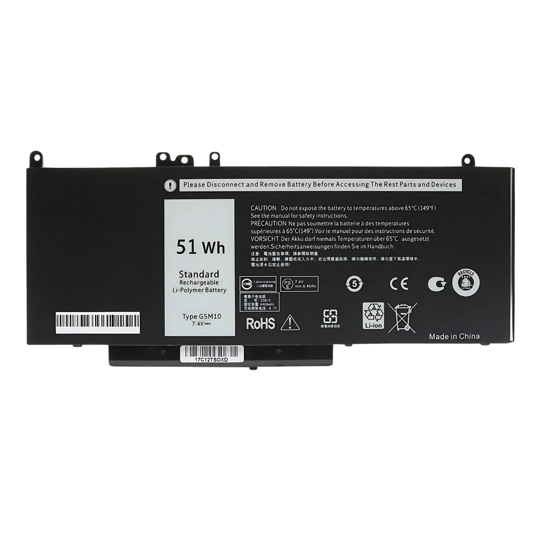 Baterija za Dell Latitude E5450/E5550 (G5M10) 7.4V 6891mAh 51Wh Li-ion - Zagreb