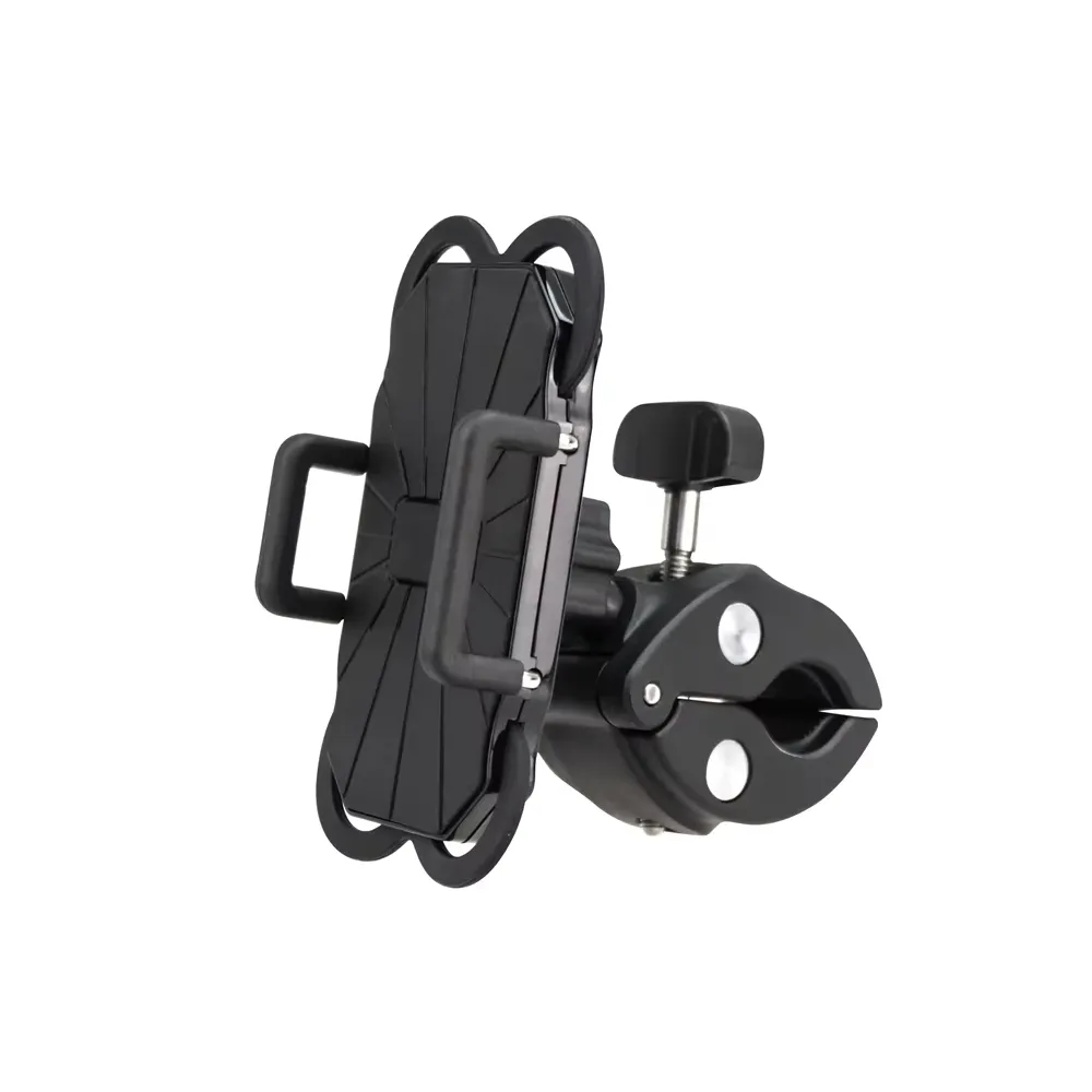 Univerzalni Držač Mobitela za Bicikl i Motor (H104+C100-1) / Rotacija 360° / Crni - Zagreb