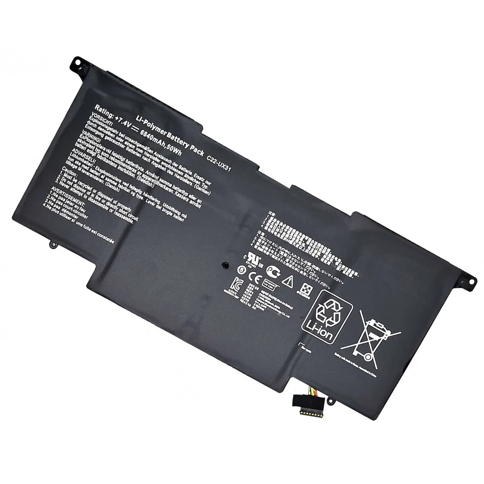 Baterija za Asus Zenbook UX21 (C22-UX21) 7.4V 4700mAh 35Wh Polymer - Zagreb