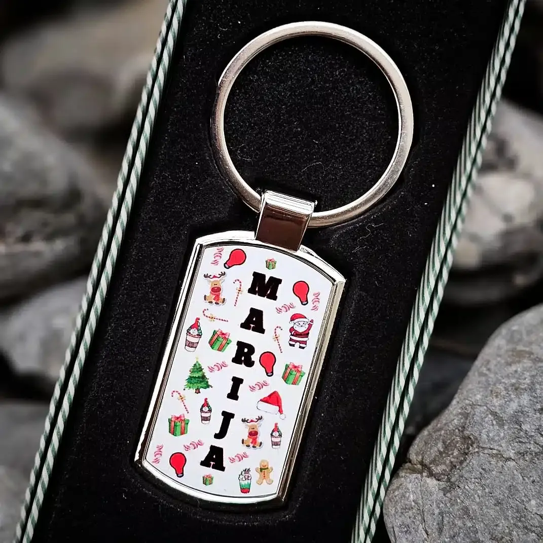 Personalizirani božićni privjesak sa imenom - Otočac