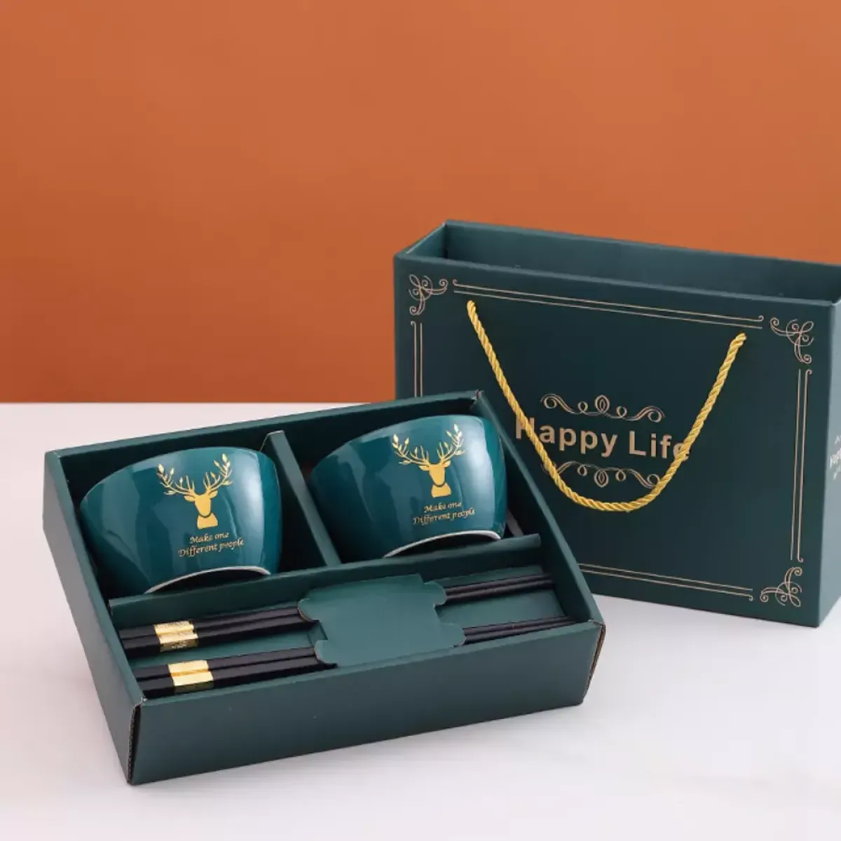 elegantan poklon set – keramičke šalice i štapići u luksuznoj kutiji - slika 3