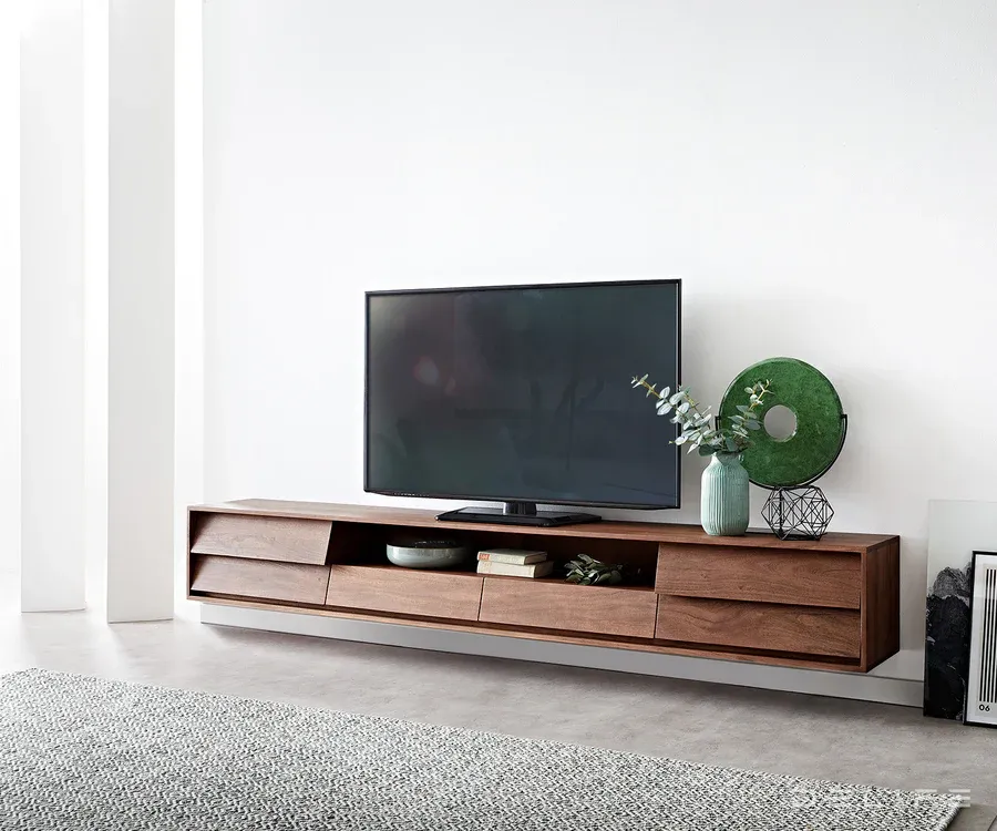 TV komoda Eloi 240x33cm, Materijal: Bagrem - Čakovec