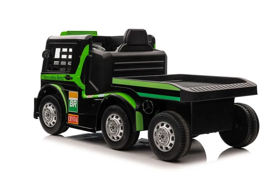kamion na akumulator mercedes xmx622b - zeleni - slika 5
