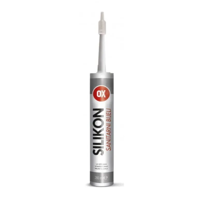 OX Sanitarni silikon bijeli 280 ml - Osijek