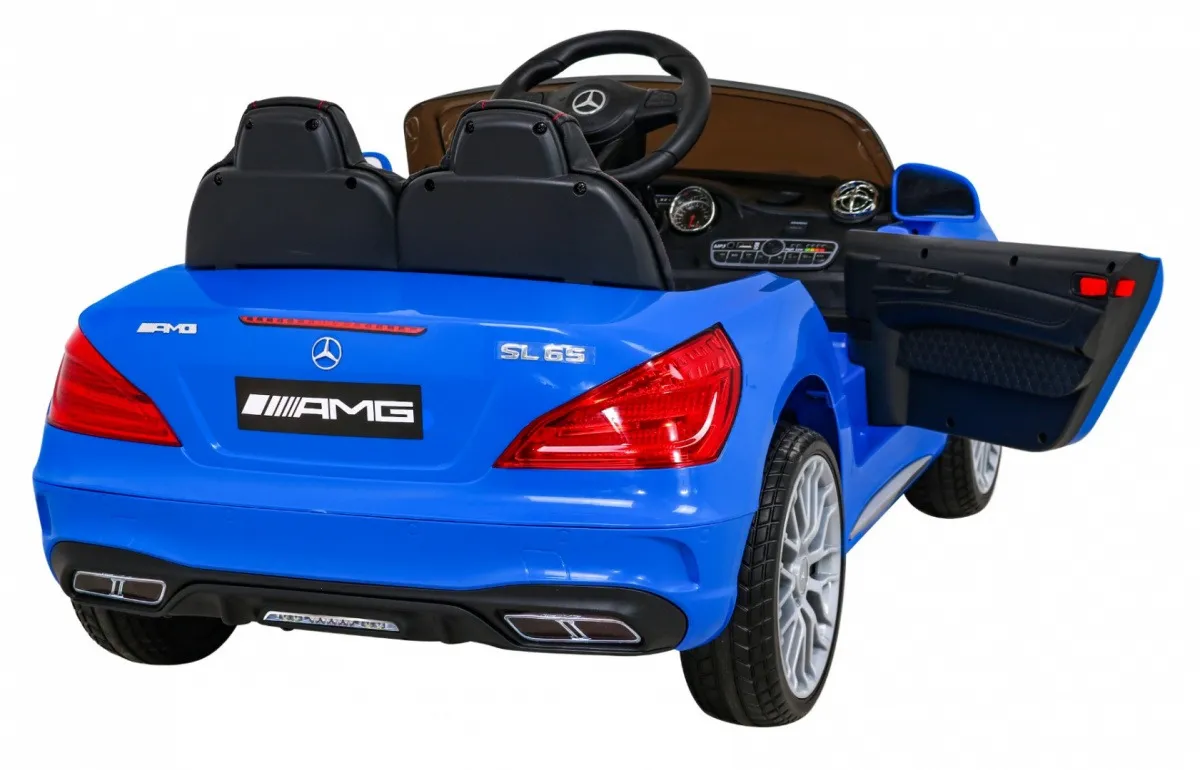 licencirani auto na akumultor mercedes benz amg sl65 s - plavi - slika 8