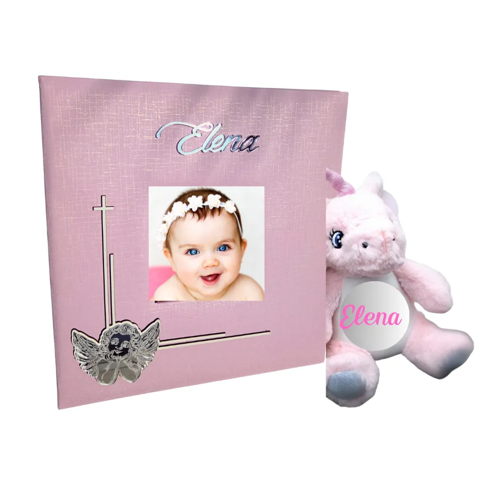 personalizirani album i plišana igračka za djevojčicu - slika 2
