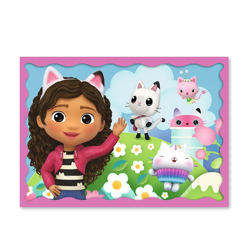 gabby’s dollhouse 4-in-1 puzzle – holiday recollection - slika 4