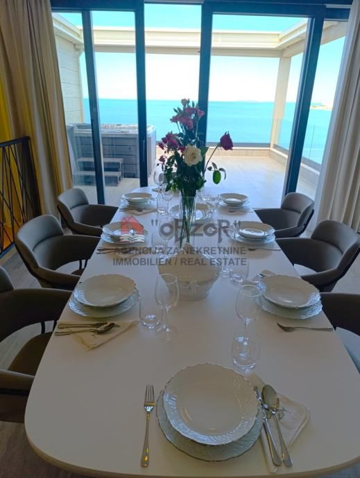 povljana-dvoetažan apartman(s5) penthouse - prvi red do mora - slika 5
