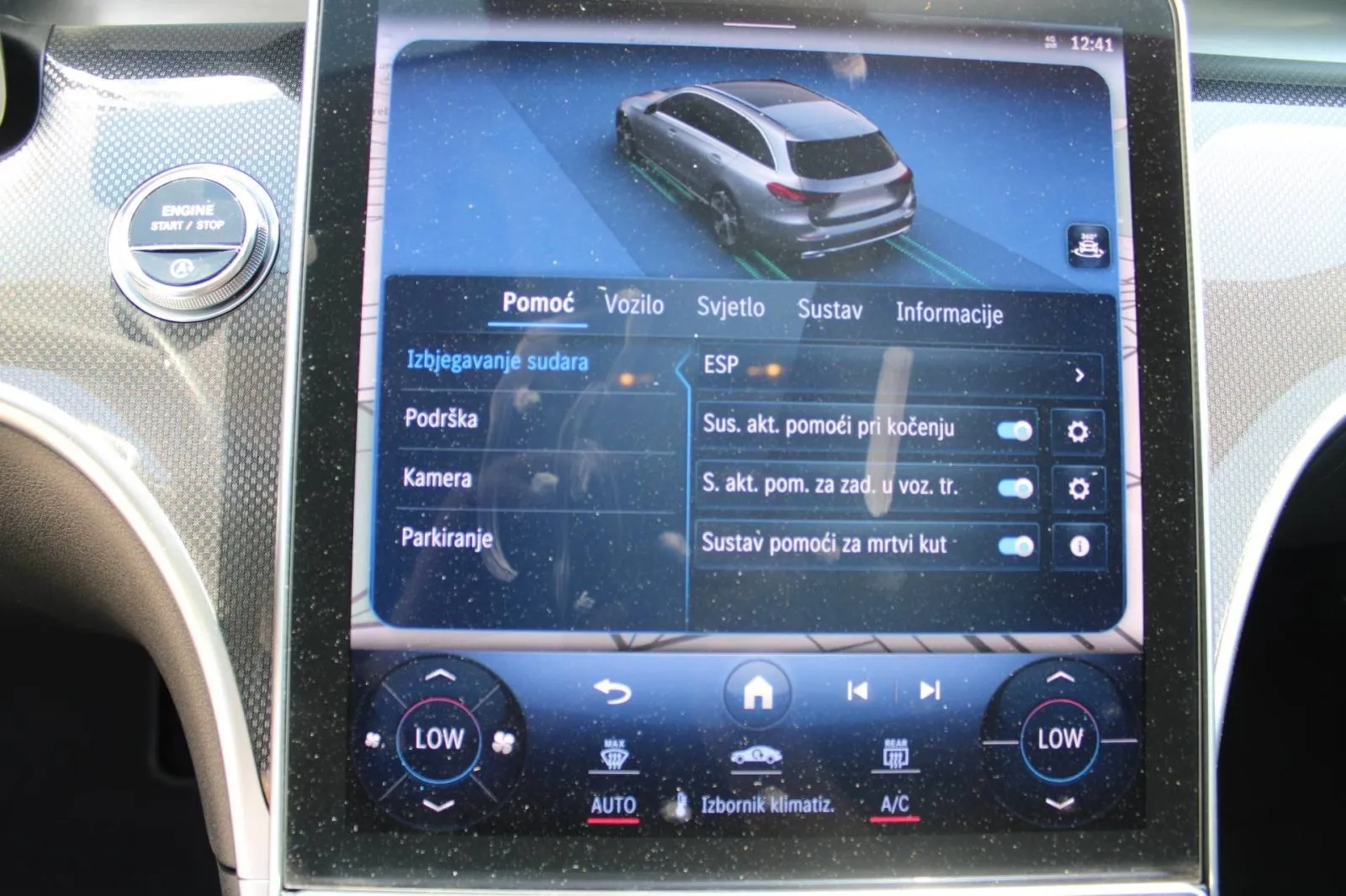 mercedes-benz klasa c t-model 220d automatik amg *led, navigacija, kam - slika 6