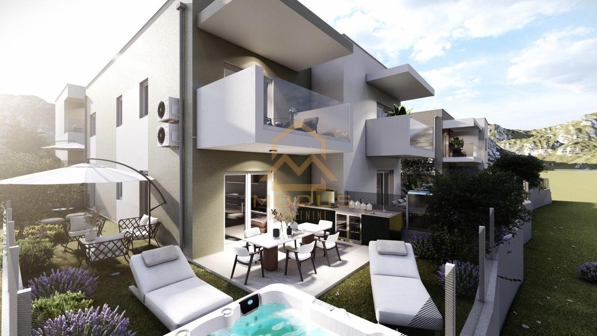kaštel sućurac / dvosoban stan s vrtom - slika 11