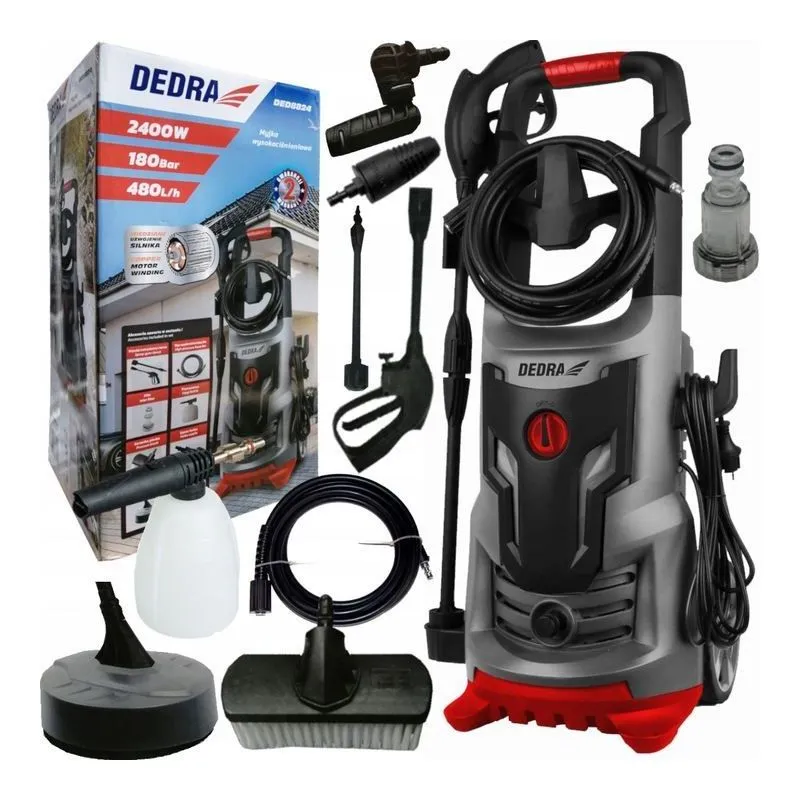 visokotlačni perač 120/180 bara / 2400 w - 480 l/h , crijevo 8m - slika 3