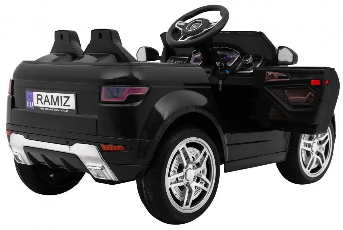 auto na akumulator rapid racer - crni - slika 8