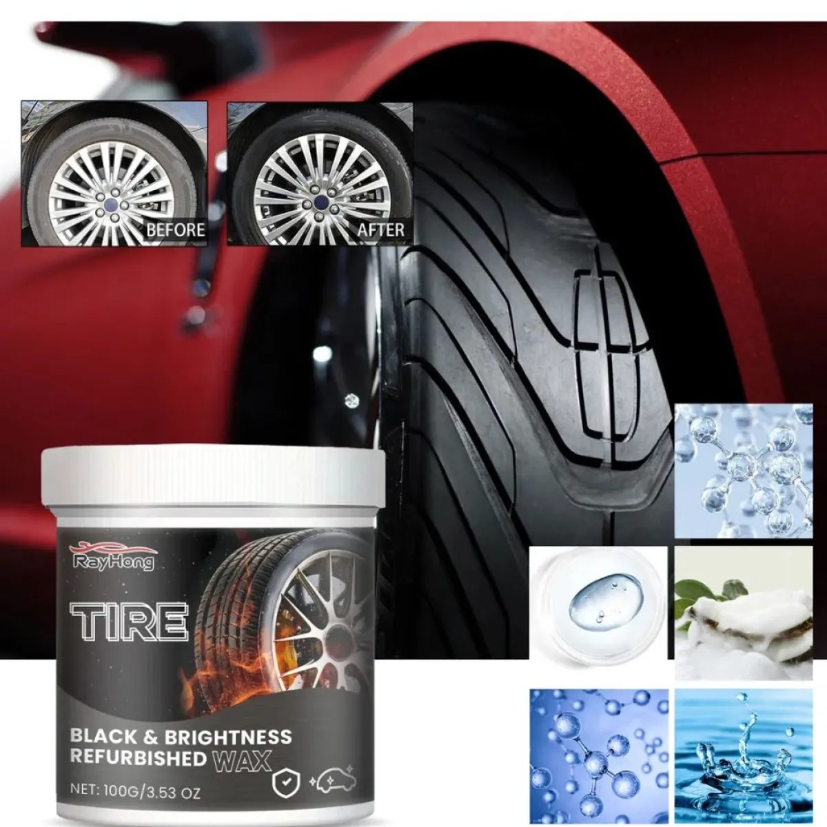 pasta za održavanje automobilskih guma i felgi – obnova, čišćenje i - slika 7