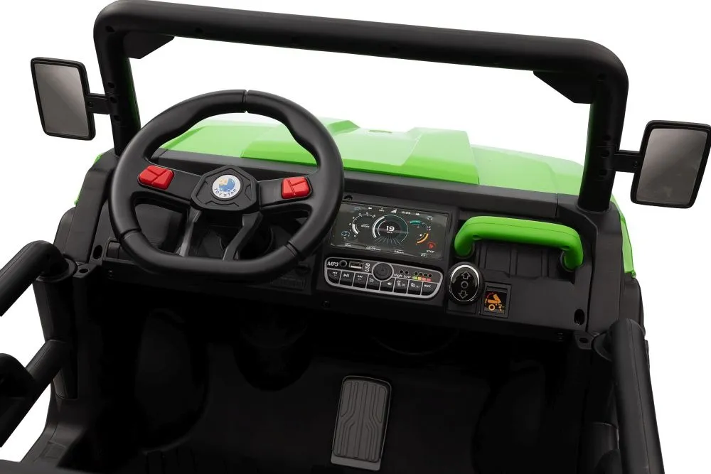 auto na akumulator xmx623b 24v - dvosjed - zeleni - slika 10