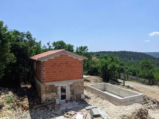 labin, renovirana kamena kuća, s pogledom na more - slika 4