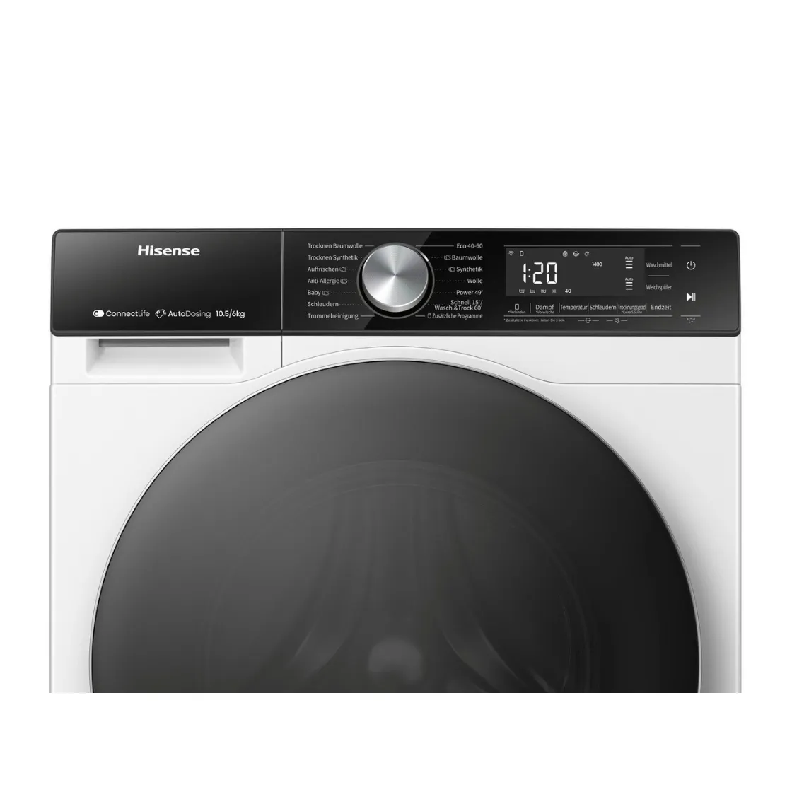 hisense perilica-sušilica wd5s1045bw 10,5 kg - slika 4