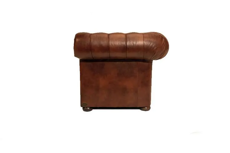 chesterfield dvosjed first class leather | 2-sjedišta | cloudy caramel - slika 2