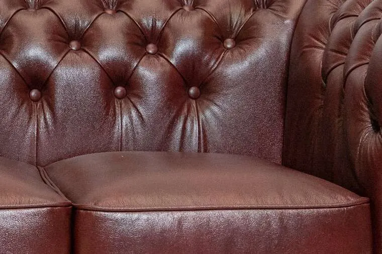 chesterfield garnitura class leather | 6-sjedišta | cloudy red - slika 2