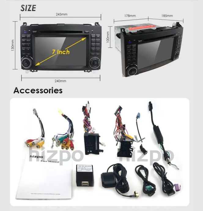 2din radio mercedes clk navigacija original - slika 6