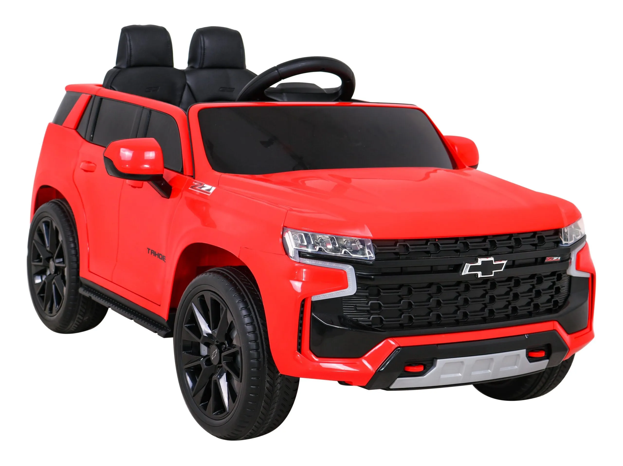 licencirani auto na akumulator chevrolet tahoe - crveni - slika 7