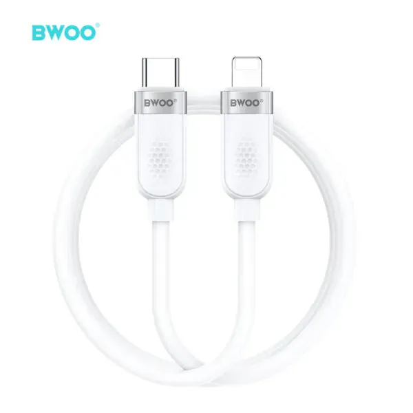 usb-c na lightning kabel za brzo punjenje 27w 1m max bwoo - slika 2
