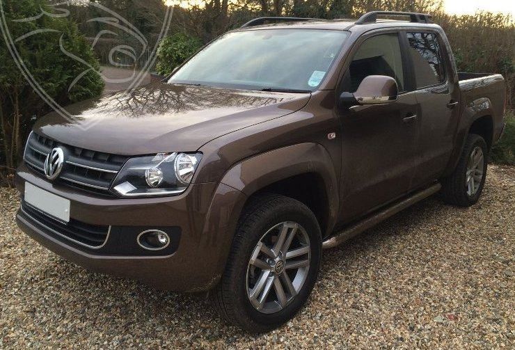 uzdužni alu krovni nosači za vw amarok - srebrni ili crni - slika 4