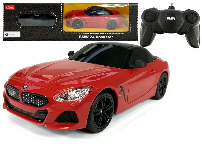 Auto na daljinsko upravljanje BMW Z4 Roadster Rastar 1:24 – crveni - Mursko Središće