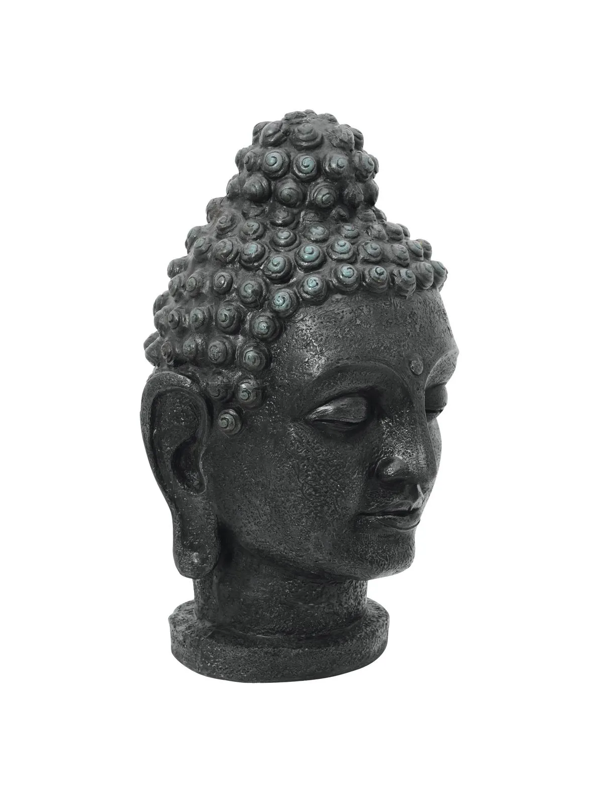 europalms head of buddha, antique-black, 75cm - slika 2