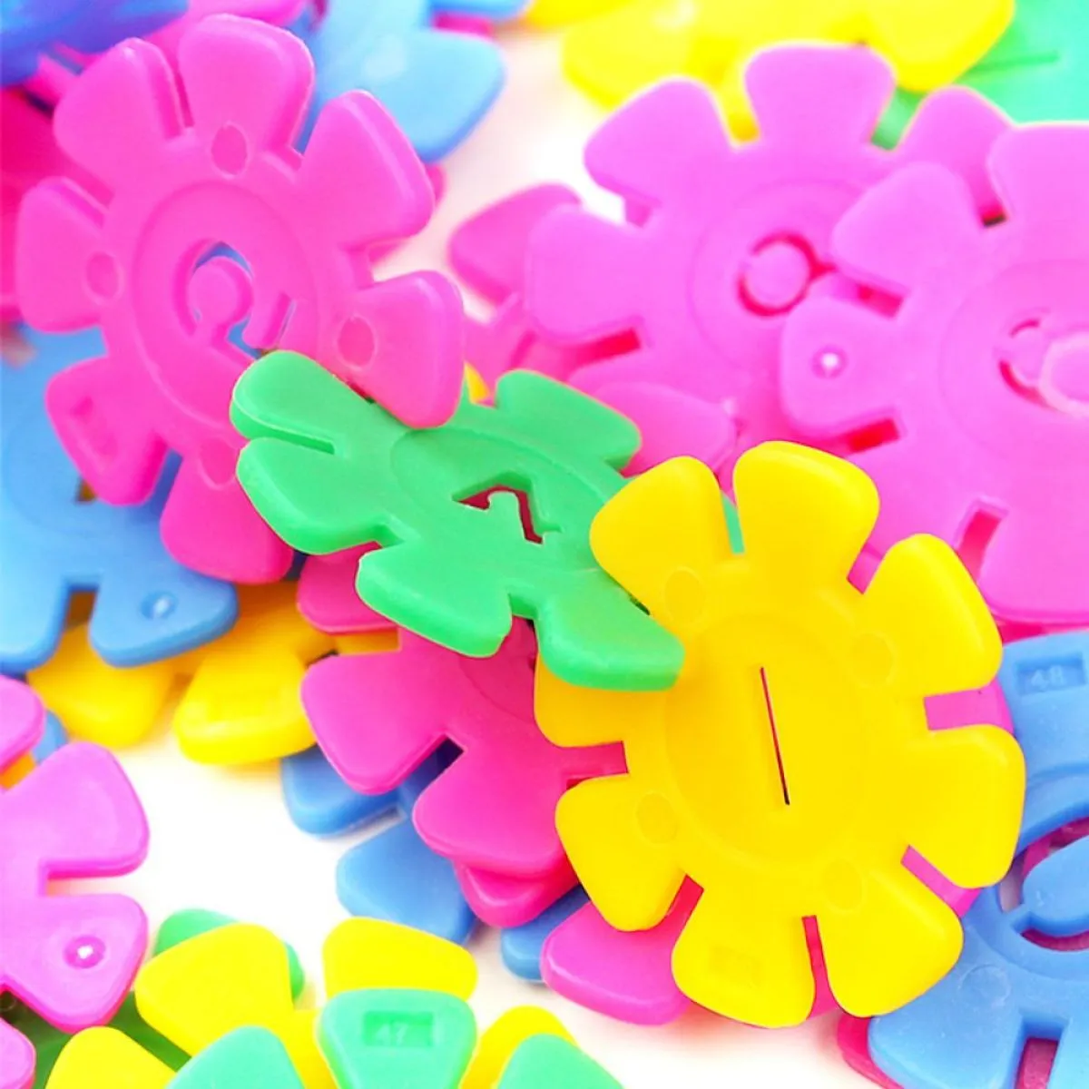 kreativni paket 120kom kockica puzzli za sastavljanje - slika 5
