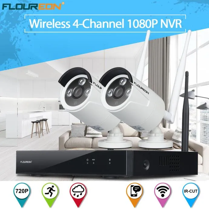 profesionalni set 2 wifi hd kamere + snimač - slika 3