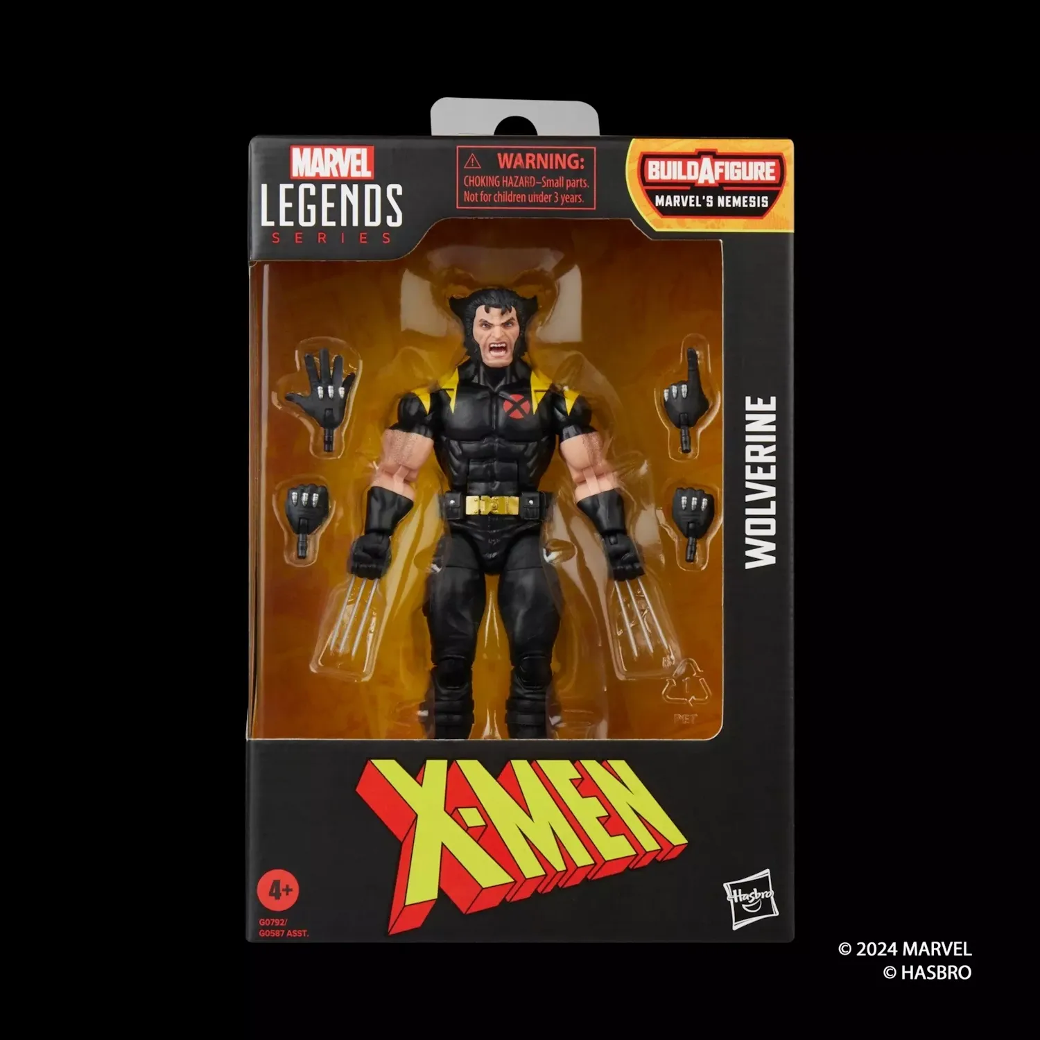 marvel legends series: x-men – wolverine figura, 15cm - slika 10