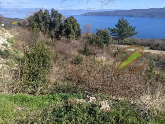 istra labin zemljište s pogledom na more i građevinskom dozvolom - slika 3