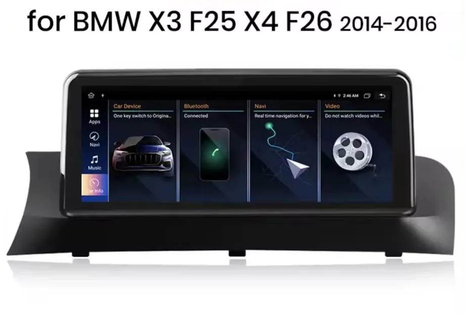 original multimedija za bmw x3 f25 x4 f26 android carplay kamera ekran - slika 11