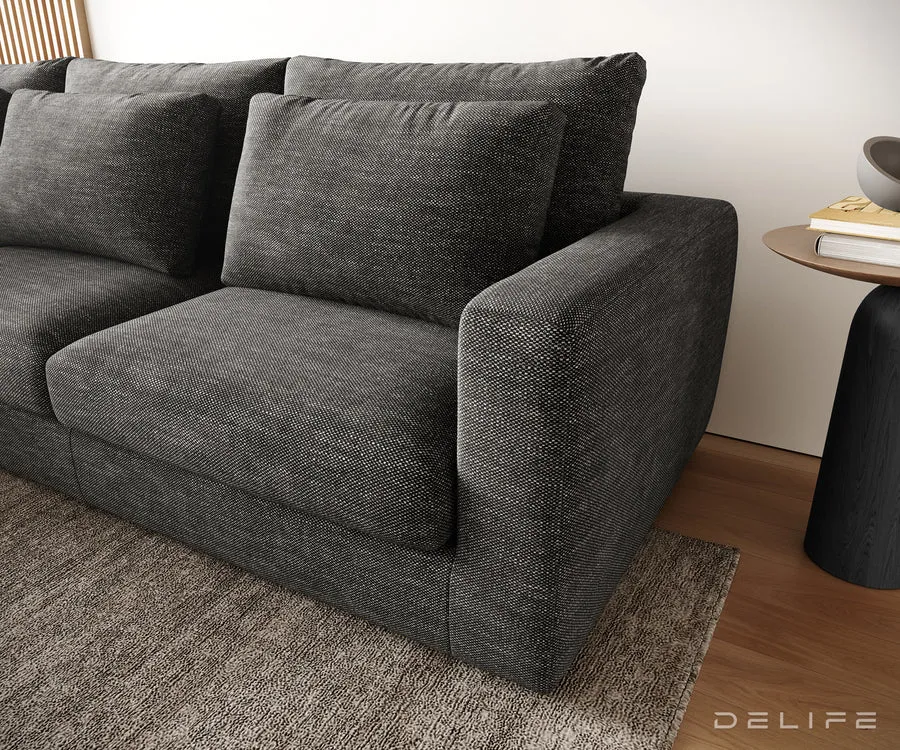 kutna garnitura isla 331x226cm, materijal: chenille - slika 5