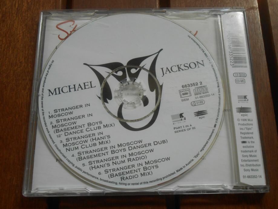 michael jackson ‎– stranger in moscow - slika 4