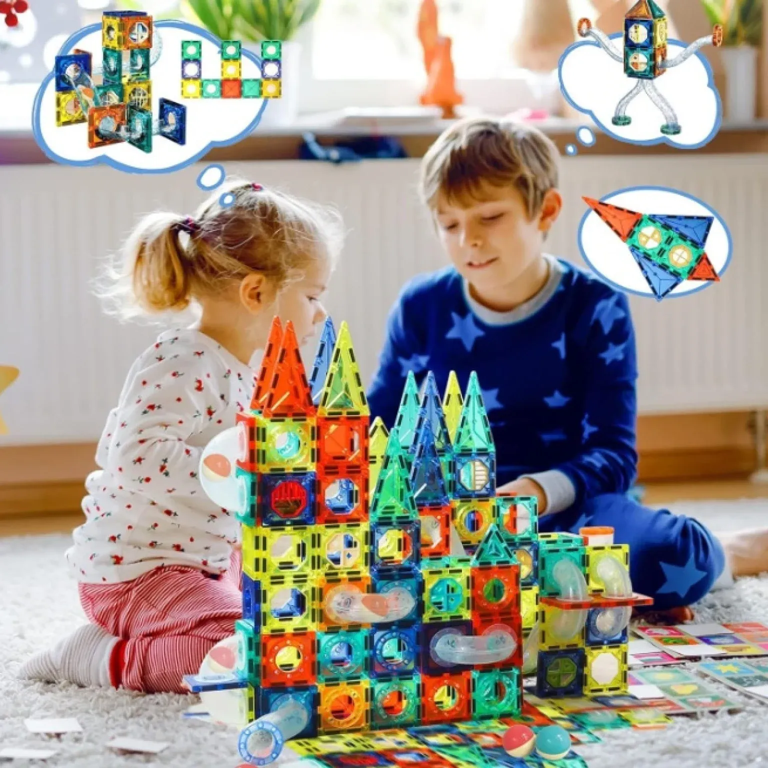 magnetne kocke steam – set od 139 dijelova - slika 3