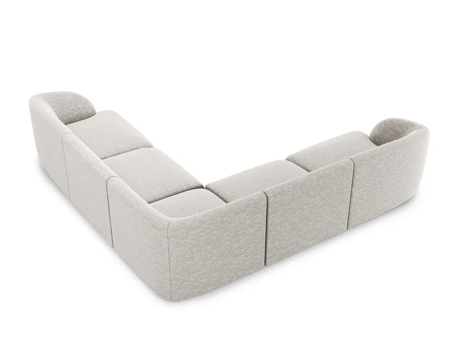 kutna garnitura miley 255x255cm, materijal: chenille - slika 2