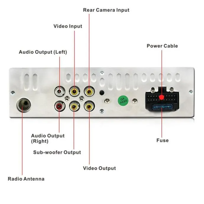 auto radio klasična veličina 7" displey - slika 5