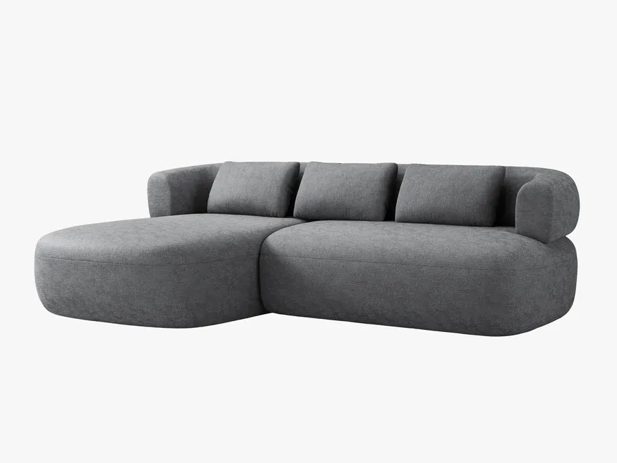 kutna garnitura jenny 225x145cm, materijal: chenille - slika 2