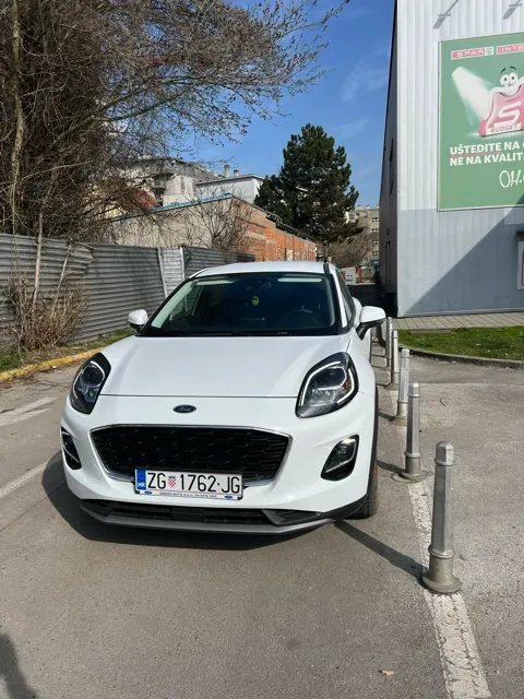 ford puma 1.0 mhev frozen white 125ks - slika 9