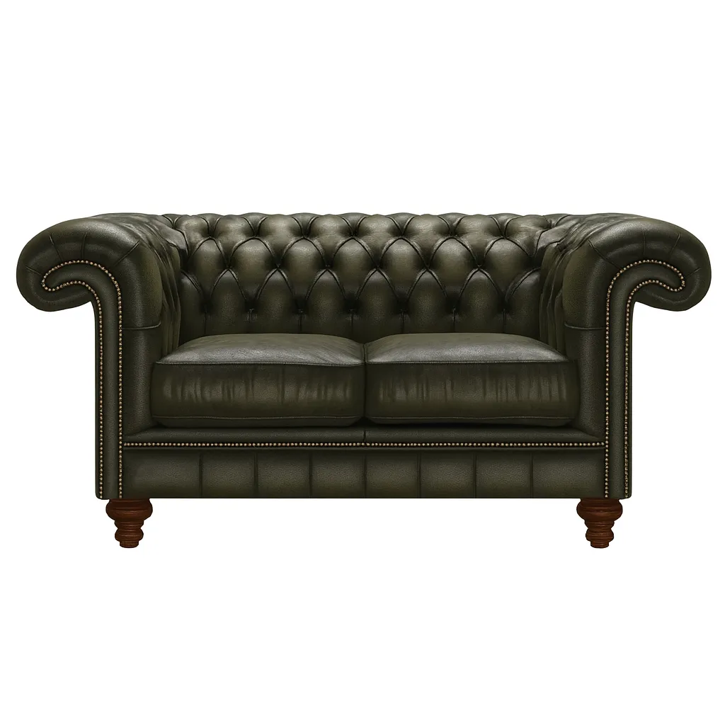 chesterfield royal allingham dvosjed | 2-sjedište | antique olive - slika 1