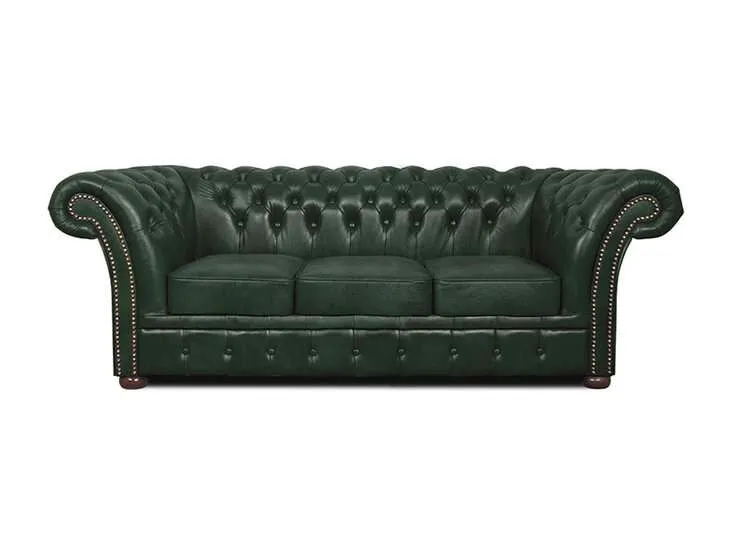 Chesterfield Trosjed Winfield Basic Leather | 3-sjedišta - Ježdovec, Zagreb