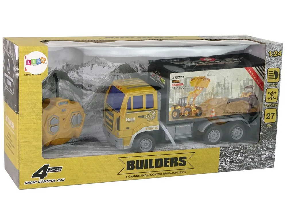 remote controlled construction truck 1:24 yellow - slika 6