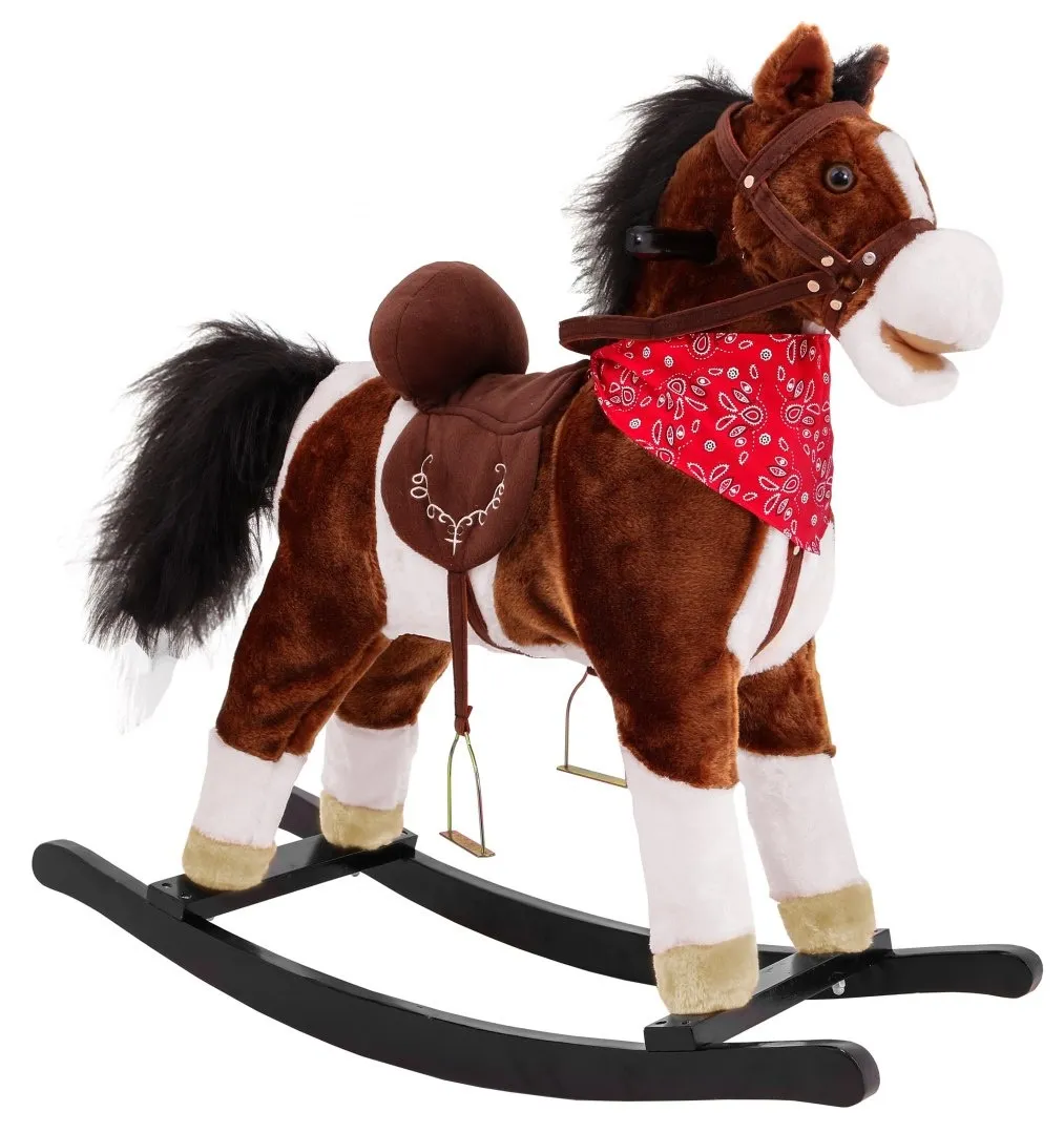 pony rocking horse dark brown - slika 3