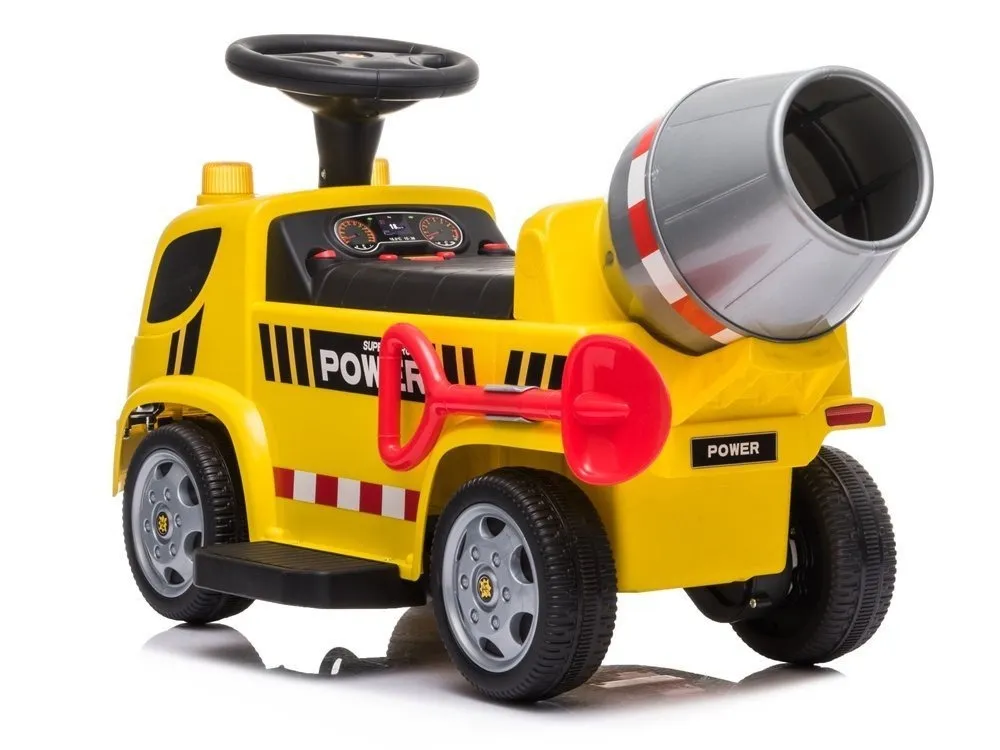 dječja guralica mixer -žuta - slika 6